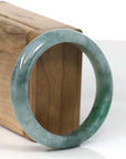 Baikalla Jewelry Jadeite Jade Bangle Bracelet Baikalla "Classic Bangle" Forest Green Natural Burmese Jadeite Jade Bangle ( 55.53mm ) 