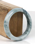 Baikalla Jewelry Jadeite Jade Bangle Bracelet Baikalla Natural Burmese Blue-green Jadeite Jade Bangle Bracelet (55.85mm)