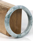 Baikalla Jewelry Jadeite Jade Bangle Bracelet Baikalla Natural Burmese Blue-green Jadeite Jade Bangle Bracelet (59.48mm)