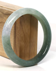 Baikalla Jewelry Jadeite Jade Bangle Bracelet Baikalla "Half Round"  Light Green Jadeite Jade Bangle Bracelet (64.47 mm) 