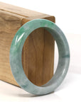 Baikalla Jewelry Jadeite Jade Bangle Bracelet Baikalla "Half Round" Green Jadeite Jade Bangle Bracelet (54.8 mm) 