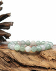 Baikalla Jewelry jade beads bracelet Genuine Jadeite Jade Round Multiple Colors Beads Bracelet (7.5mm)