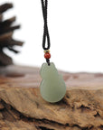 Baikalla Jewelry Jade Pendant Baikalla Genuine Nephrite Jade Cute Fox Carving Pendant Necklace