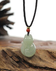 Baikalla Jewelry Jade Pendant Baikalla Genuine Nephrite Jade Cute Fox Carving Pendant Necklace