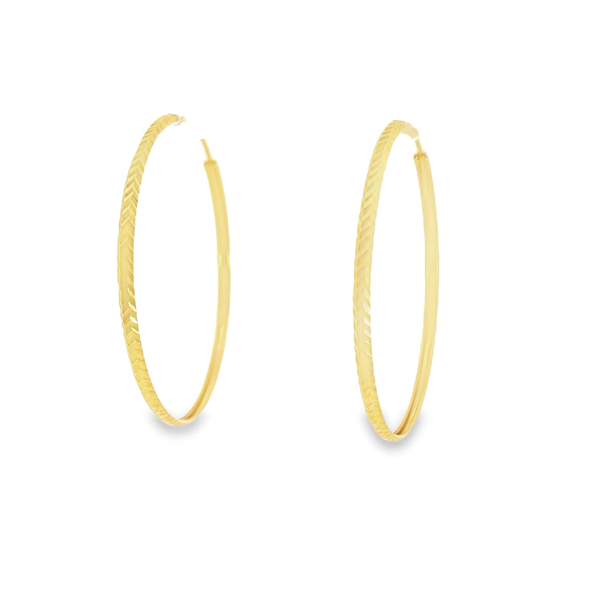 Baikalla Jewelry Silver Gemstone Earrings Baikalla 18k Gold Dangle Diamond Cut Hoop Earrings