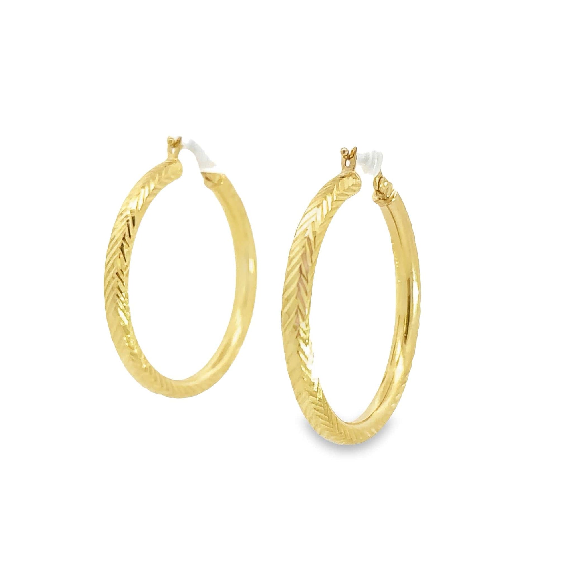 Baikalla Jewelry Silver Gemstone Earrings Baikalla 10k Gold Dangle Diamond Cut Hoop Earrings