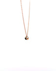 Baikalla Jewelry Gemstone Pendant Necklace Baikalla 18K Rose Gold Round AAA Tourmaline Pendant Necklace