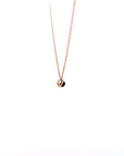 Baikalla Jewelry Gemstone Pendant Necklace Baikalla 18K Rose Gold Round AAA Tourmaline Pendant Necklace