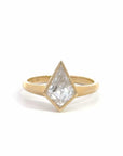 Baikalla Sterling Silver Moissanite Ring 4 Baikalla 14k Gold Moissanite 1CT Kite Cute  Engagement Ring