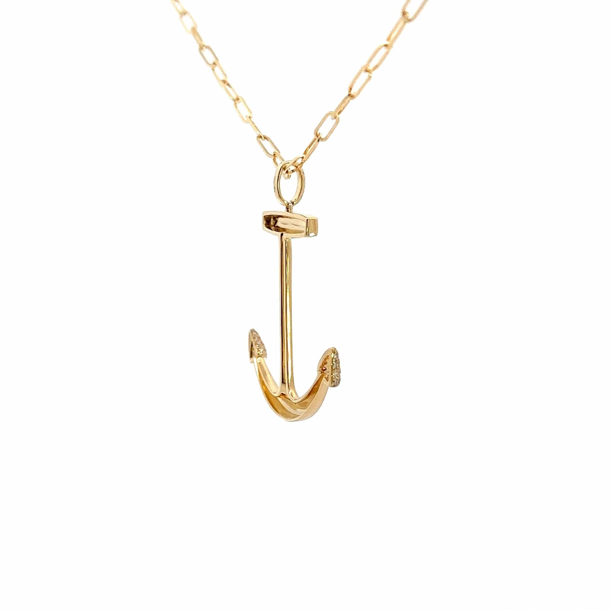 Baikalla Jewelry 14K Yellow Gold Pendant Copy of Baikalla 14k Yellow Gold Seahorse Pendant Necklace