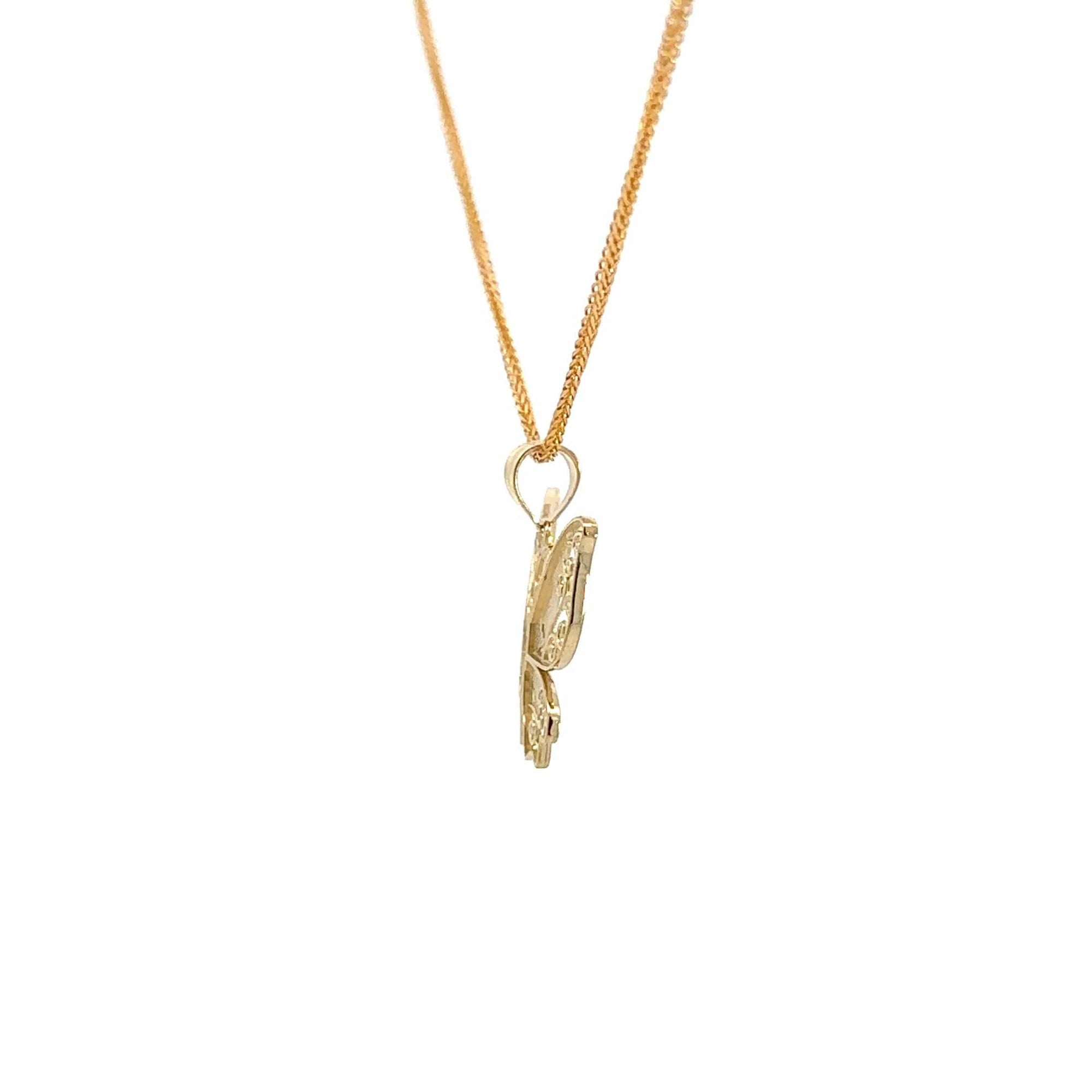 Baikalla Jewelry 14K Yellow Gold Pendant Baikalla 14k Yellow Gold Dragonfly Pendant Necklace