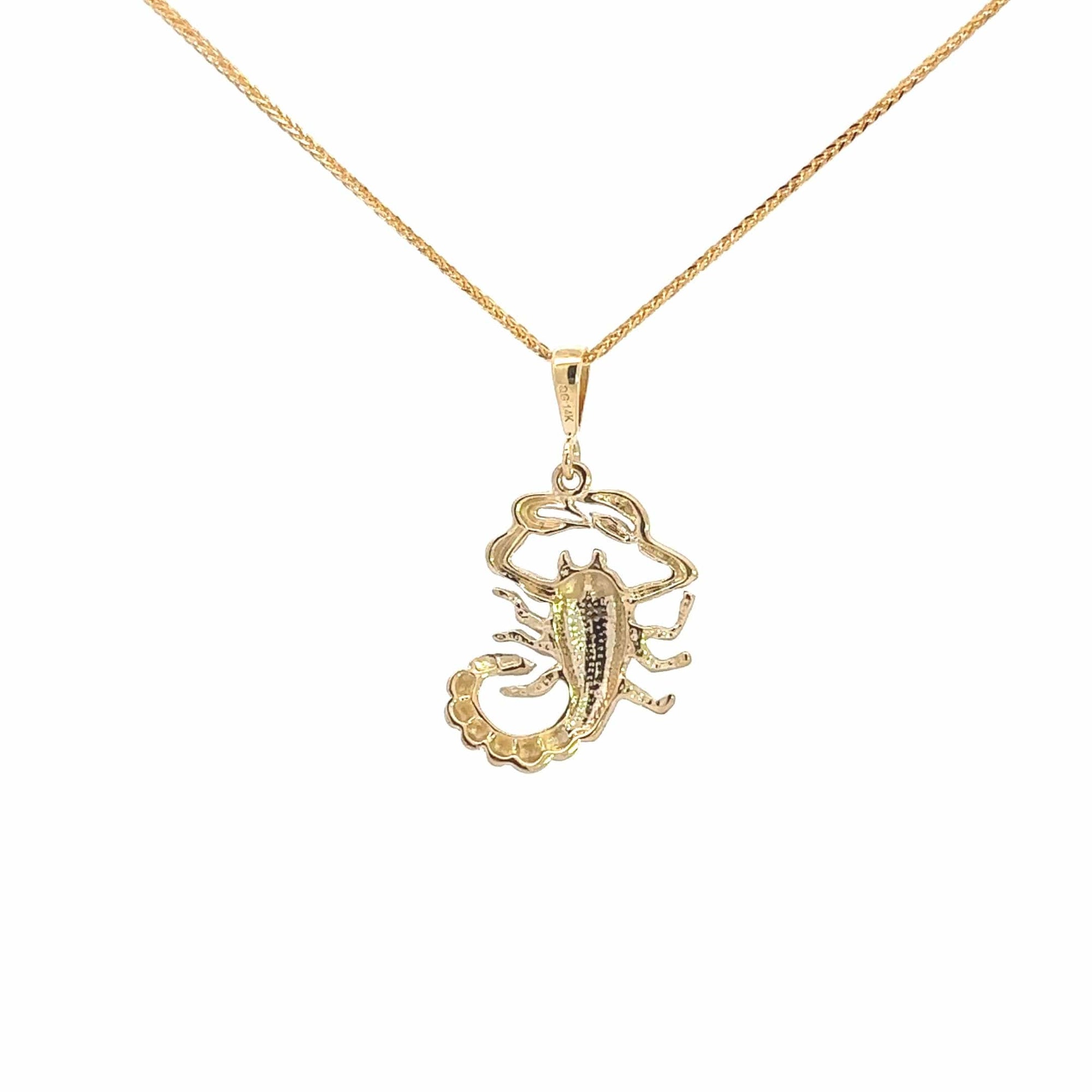 Baikalla Jewelry 14K Yellow Gold Pendant Baikalla 14k Yellow Gold Dragonfly Pendant Necklace