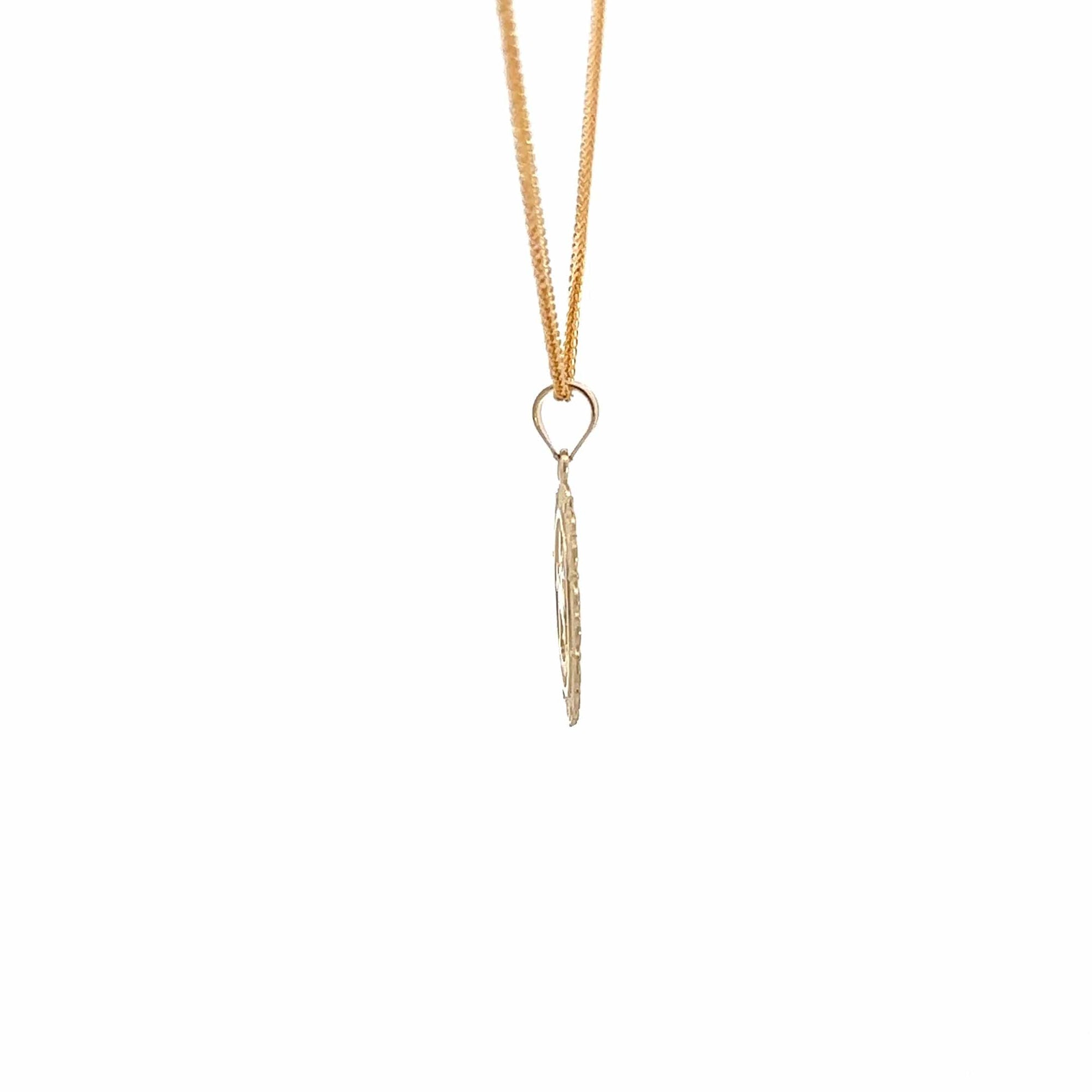 Baikalla Jewelry 14K Yellow Gold Pendant Baikalla 14k Yellow Gold Sagittarius Pendant Necklace