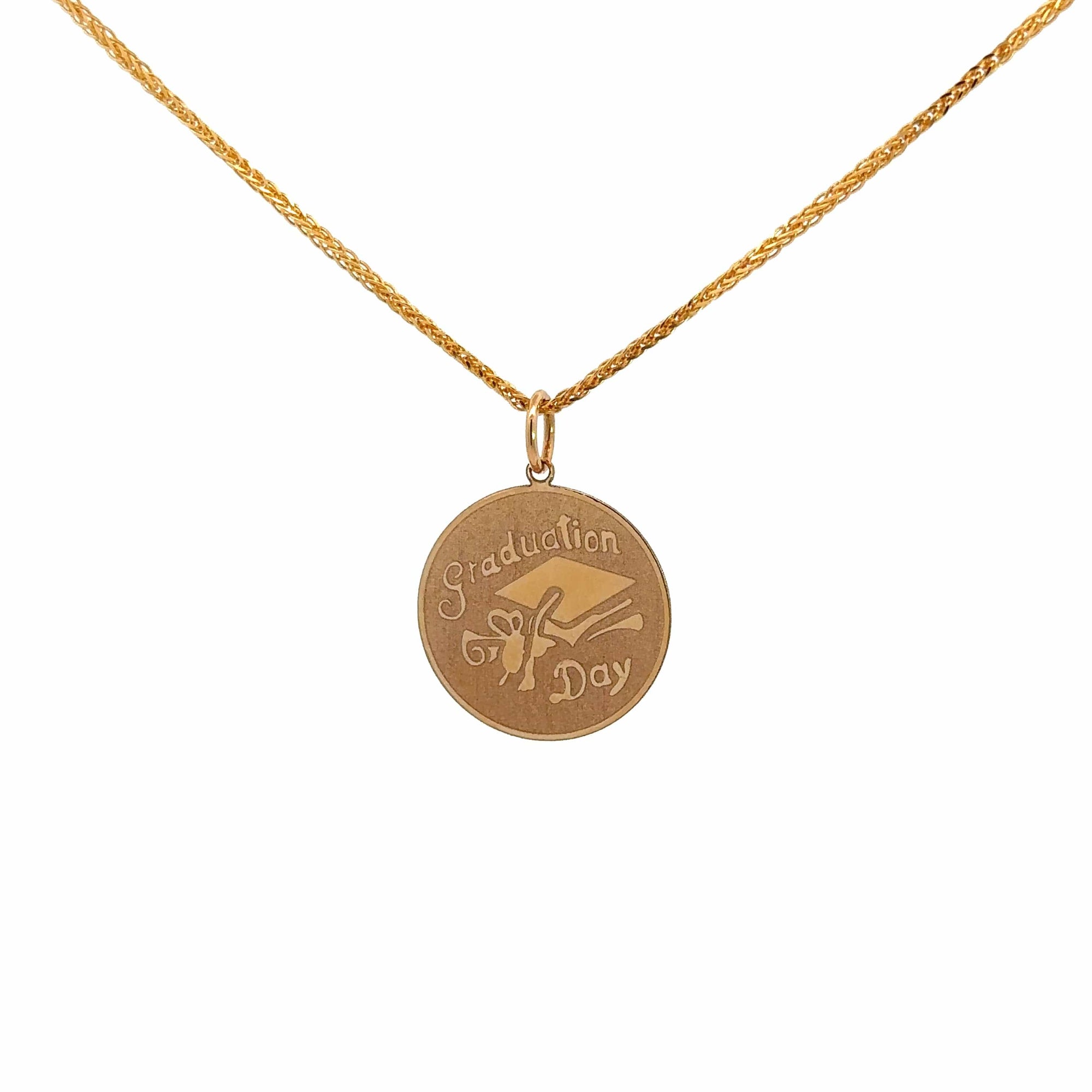 Baikalla Jewelry 14K Yellow Gold Pendant Baikalla 14k Yellow Gold Graduation Day Pendant Necklace