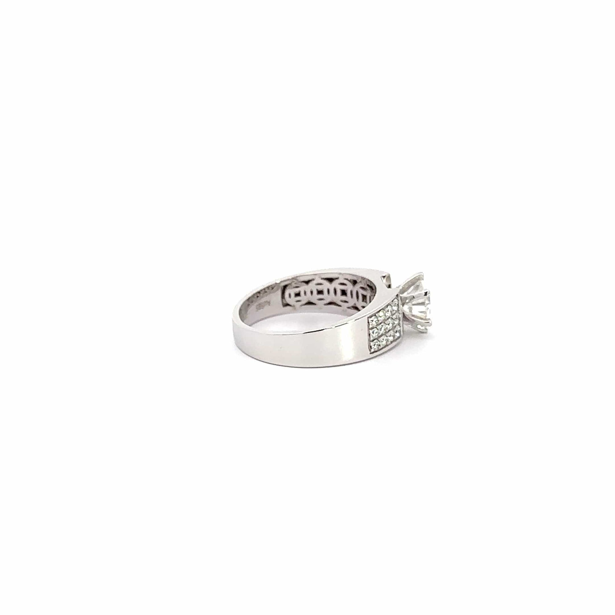 Baikalla Jewelry Diamond Ring Copy of Baikalla 14k White Gold Diamond Engagement Ring