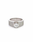 Baikalla Jewelry Diamond Ring Baikalla 18k White Gold Diamond Engagement Ring