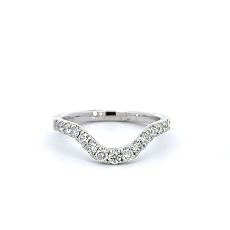 Baikalla Jewelry Diamond Ring Baikalla 14k White Gold Diamond Anniversary Band