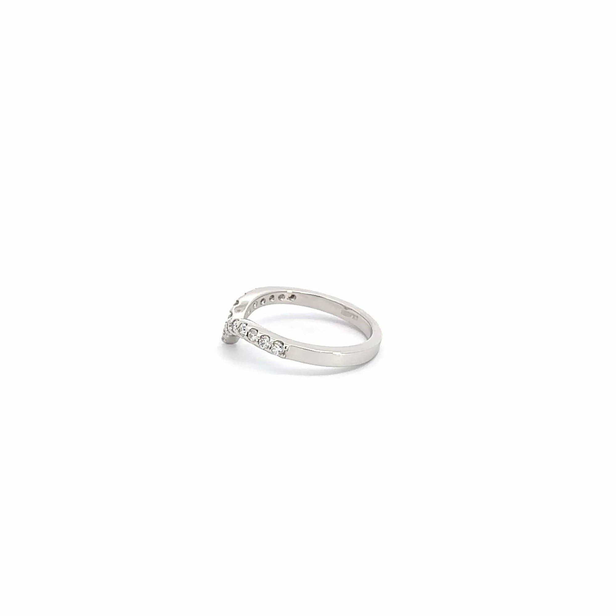 Baikalla Jewelry Diamond Ring Baikalla 14k White Gold Diamond Anniversary Band