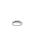 Baikalla Jewelry Diamond Ring Baikalla 18k White Gold Halo Diamond Anniversary Band