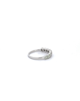 Baikalla Jewelry Diamond Ring Baikalla 18k White Gold Halo Diamond Anniversary Band