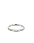 Baikalla Jewelry Diamond Ring Baikalla 14k White Gold Diamond Pave Anniversary Band