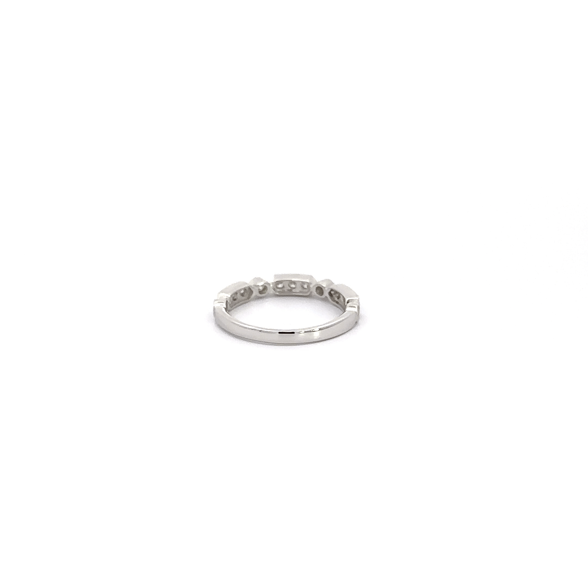 Baikalla Jewelry Diamond Ring Baikalla 14k White Gold Diamond  Anniversary Band