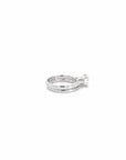 Baikalla Baikalla™ 14k White Gold Moissanite Diamond 2 in 1 Engagement Ring