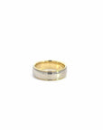 Baikalla Jewelry Gold Ring 8 Baikalla™ 18k Two Tone Mens Wedding Band