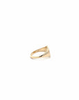 Baikalla Jewelry Gold Ring Baikalla™ 14k Yellow Brushed Signet Ring