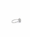 Baikalla Jewelry Diamond Ring Baikalla 14k White Gold Diamond Cluster Engagement Ring