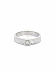 Baikalla Jewelry Gemstone Men's Ring 7.5 Baikalla 14k White Gold Channel Set Men's Wedding Diamond Band Ring