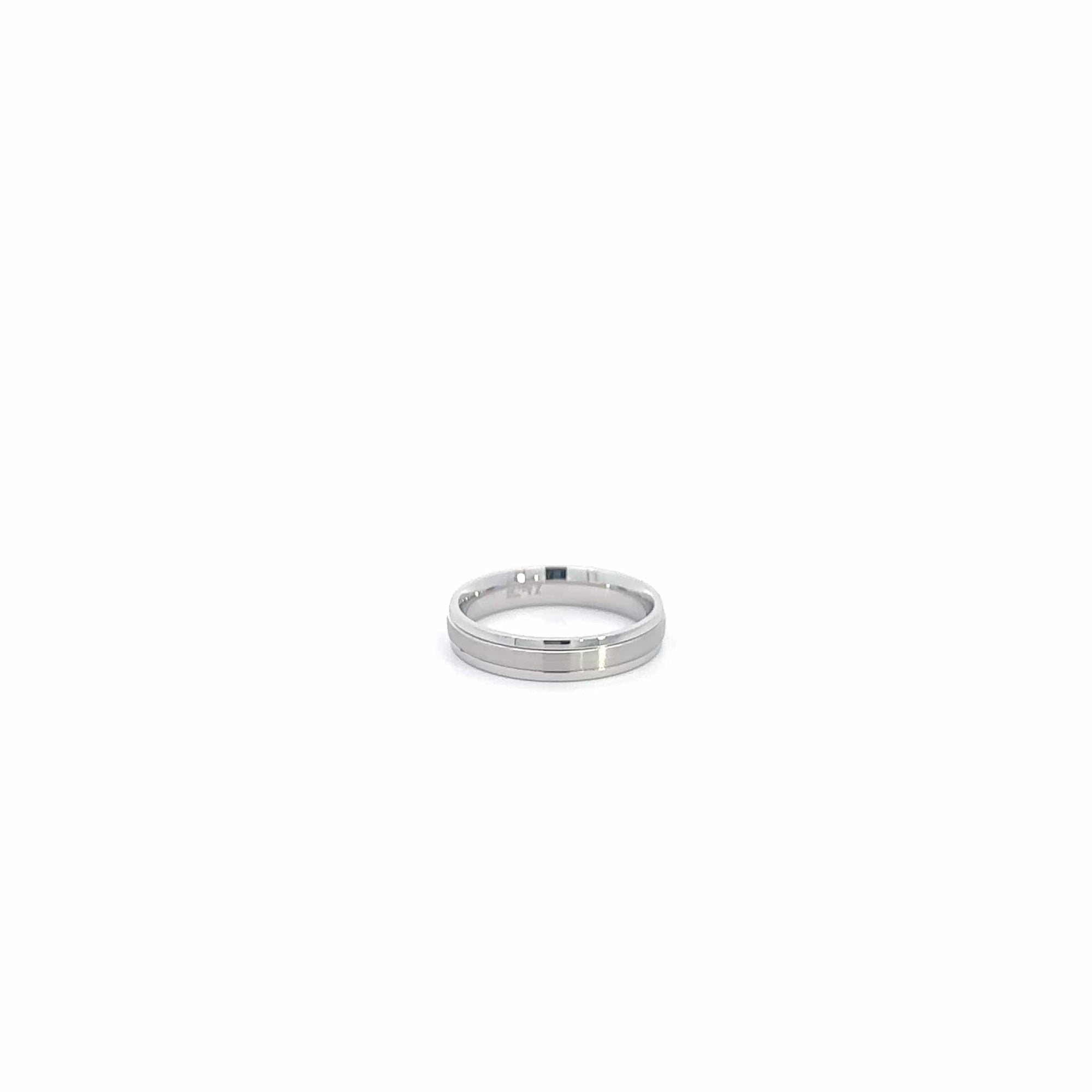 Baikalla Jewelry Gemstone Men's Ring Baikalla 18k White Gold Wedding Diamond Band Ring