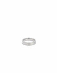 Baikalla Jewelry Gemstone Men's Ring Baikalla 14k White Gold Wedding Diamond Band Ring