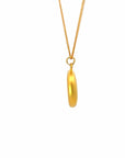 Baikalla Jewelry 24K Pure Yellow Gold Pendant 24k Gold Moon and Star Pendant Necklace