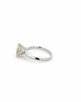 Baikalla Jewelry Gold Sunstone Ring 14k White Gold Sunstone Ring