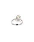 Baikalla Jewelry Gold Sunstone Ring 14k White Gold Sunstone Ring