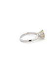 Baikalla Jewelry Gold Sunstone Ring 14k White Gold Sunstone Ring