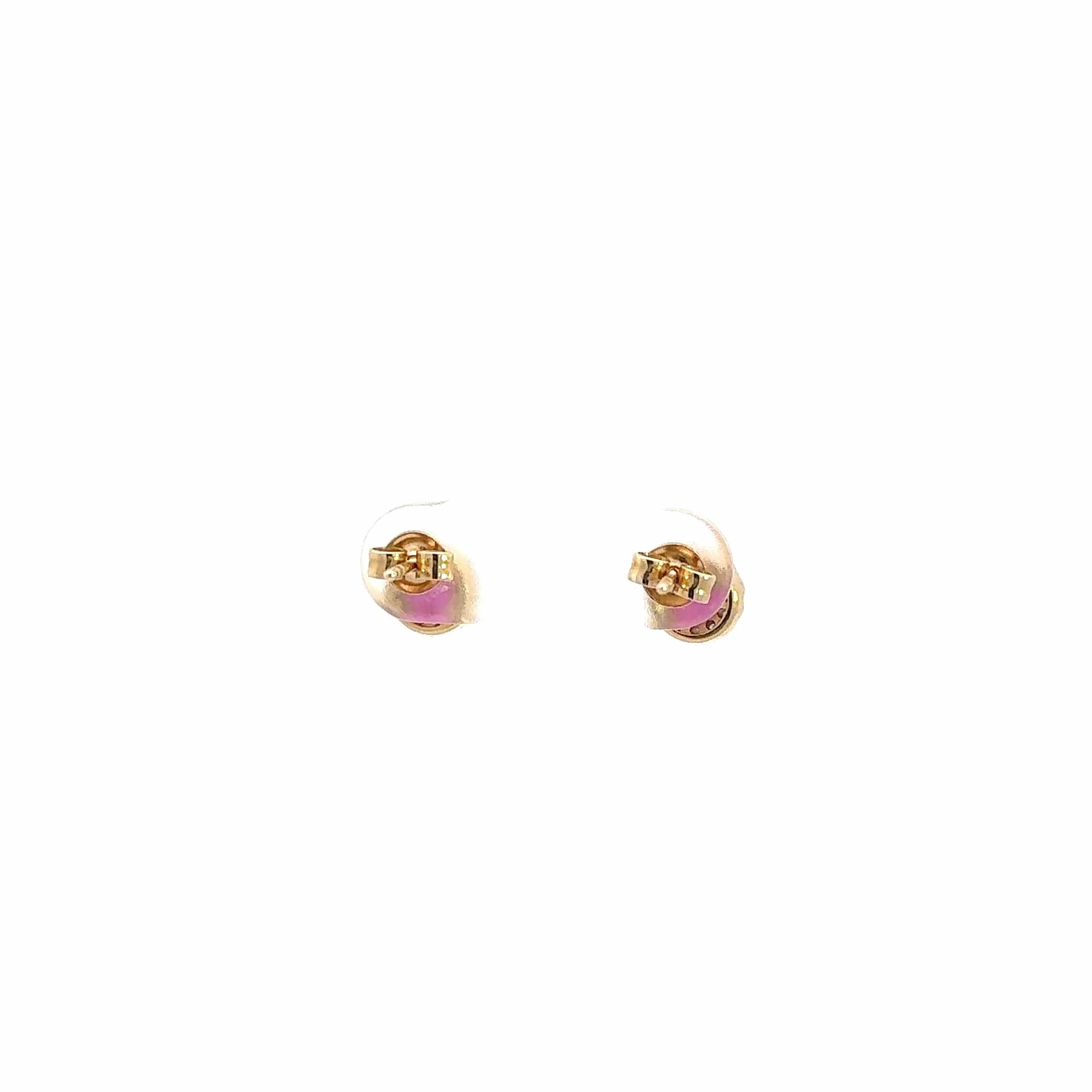 Baikalla Jewelry Gold Gemstone Earrings Baikalla 14k Yellow Gold Natural Ruby Earrings