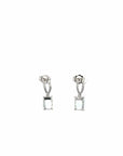 Baikalla Jewelry Silver Gemstones Earrings Baikalla™ Classic 14k White Gold Aquamarine Dangle Earrings