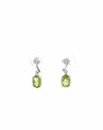 Baikalla Jewelry Silver Gemstones Earrings Baikalla™ Classic 14k White Gold Aquamarine Dangle Earrings