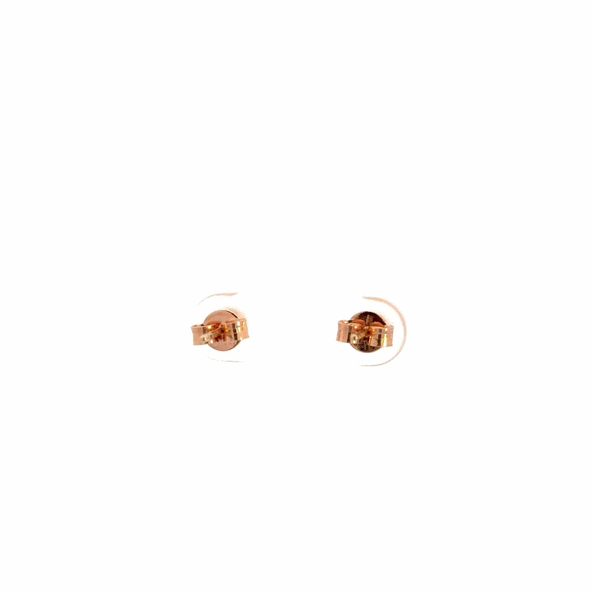 Baikalla Jewelry Gold Gemstone Earrings Baikalla Classic 18k Gold Diamond Cut Earrings