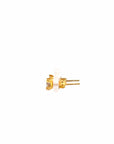 Baikalla Jewelry Gold Gemstone Earrings 18K Yellow Gold Zircon Earrings