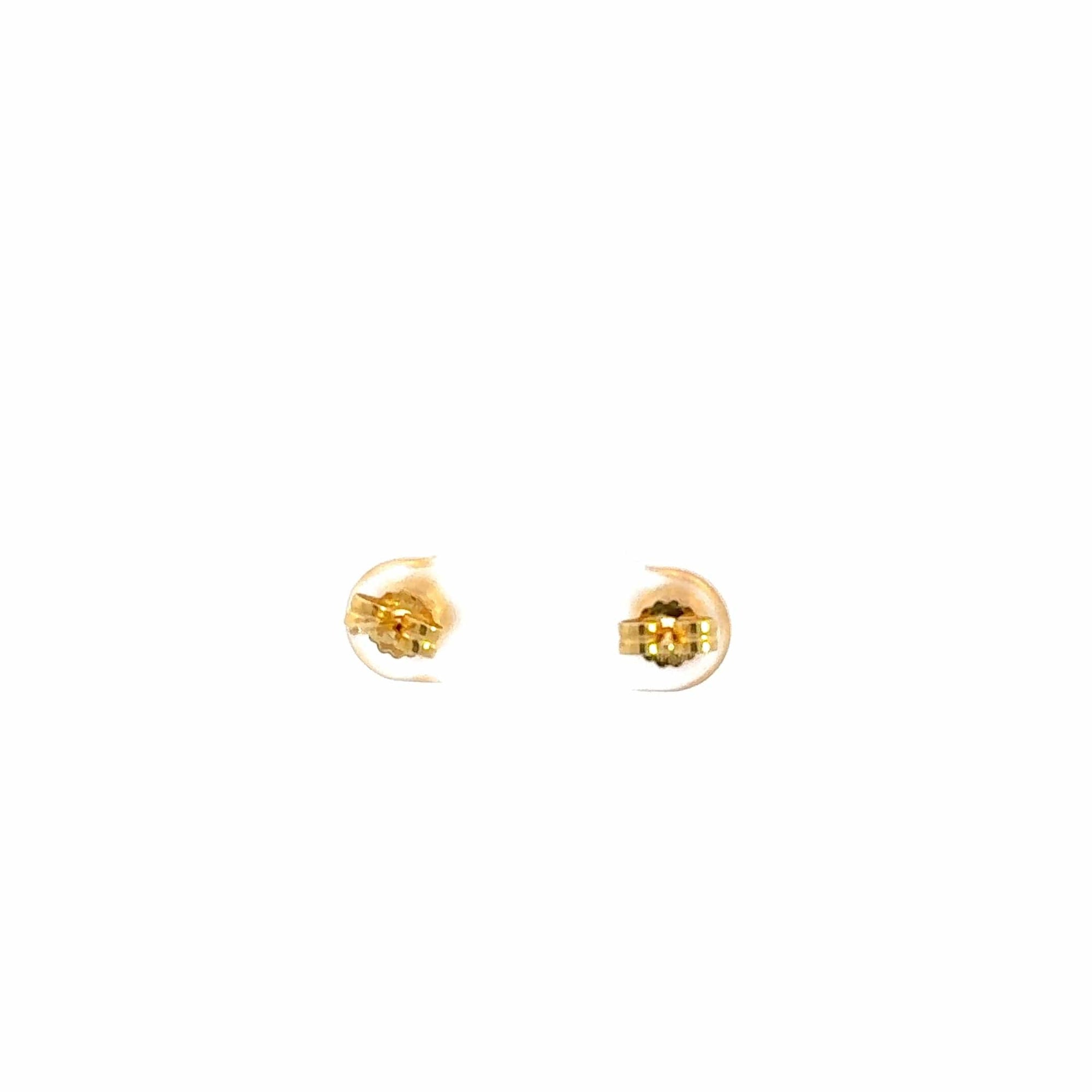 Baikalla Jewelry Gold Gemstone Earrings 18K Yellow Gold Zircon Earrings