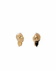 Baikalla Jewelry 14K Yellow Gold Pendant Copy of 14k Yellow Gold Nugget and Diamond Earrings