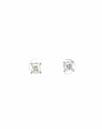 Baikalla Jewelry Gold Gemstone Earrings 14k Classic White Gold Diamond Earrings