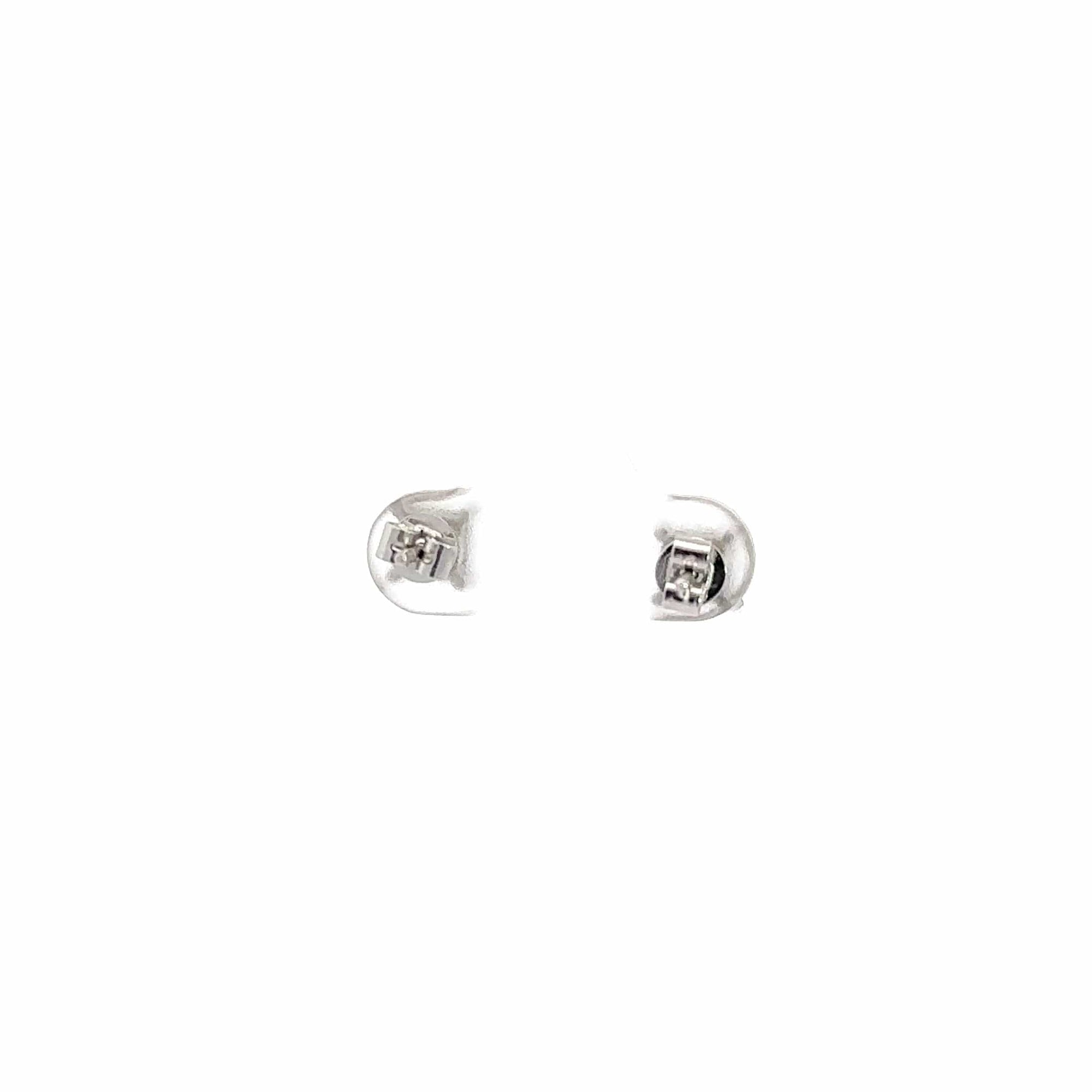 Baikalla Jewelry Gold Gemstone Earrings 14k Classic White Gold Diamond Earrings