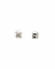 Baikalla Jewelry Gold Gemstone Earrings 14k Classic White Gold Diamond Earrings