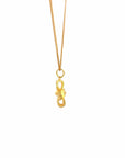 Baikalla Jewelry 24K Pure Yellow Gold Pendant 24k Yellow Gold Flower Pendant Necklace