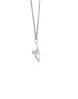 Baikalla Jewelry Gold Diamond Necklace 18K White Gold Diamond Pendant Necklace