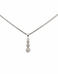 Baikalla Jewelry Gold Diamond Necklace Pendant Only 18K White Gold Diamond Pendant Necklace